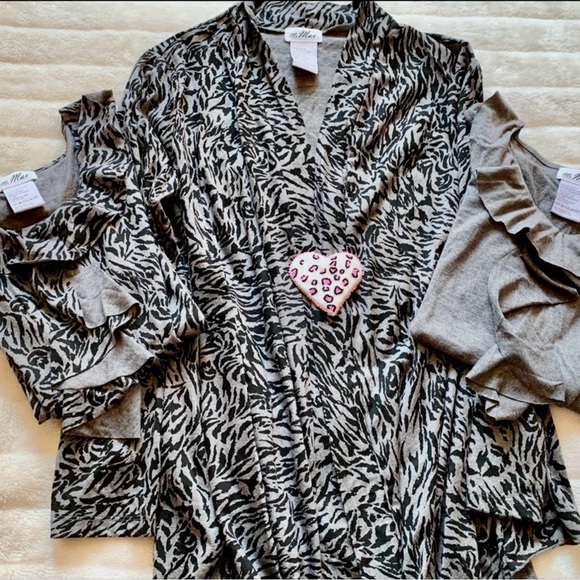 Mr Max Ladies 3 piece Matching Cardigan & Tank Top Set - Picture 2 of 16